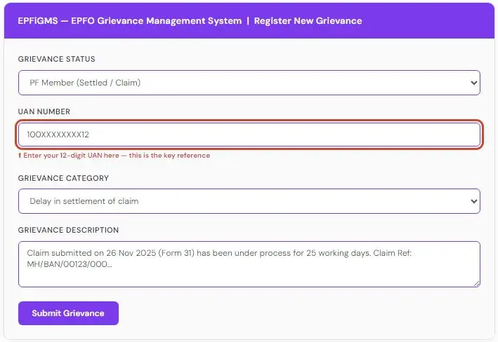  File EPF Grievance Online When Your Claim Is Delayed or Rejected
